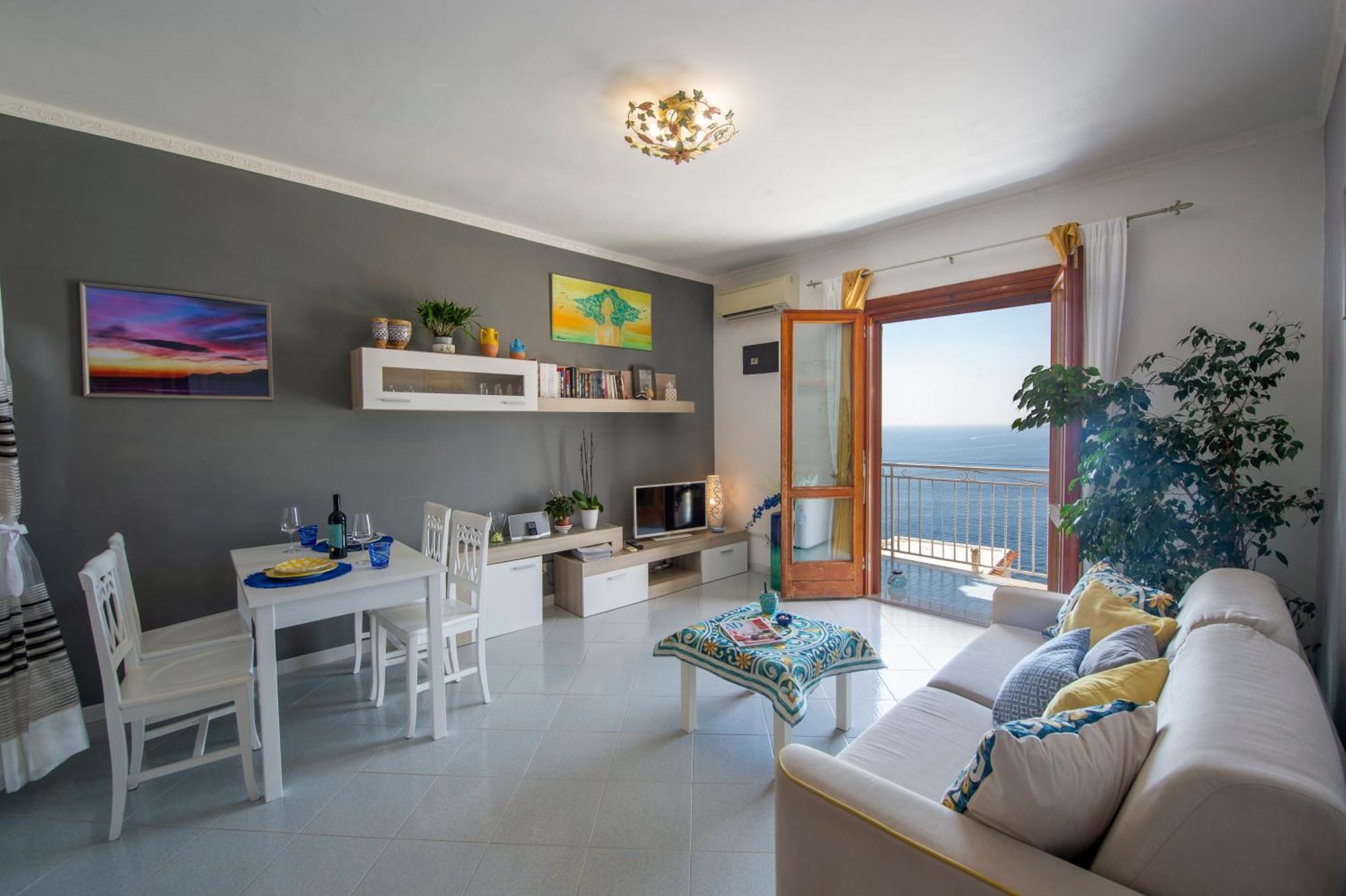 Appartamento Casa Sea La Vie Praiano Esterno foto